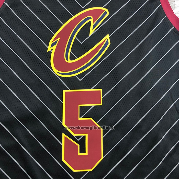 Maglia Cleveland Cavaliers Dennis Smith Jr. #5 Statement 2020-21 Nero